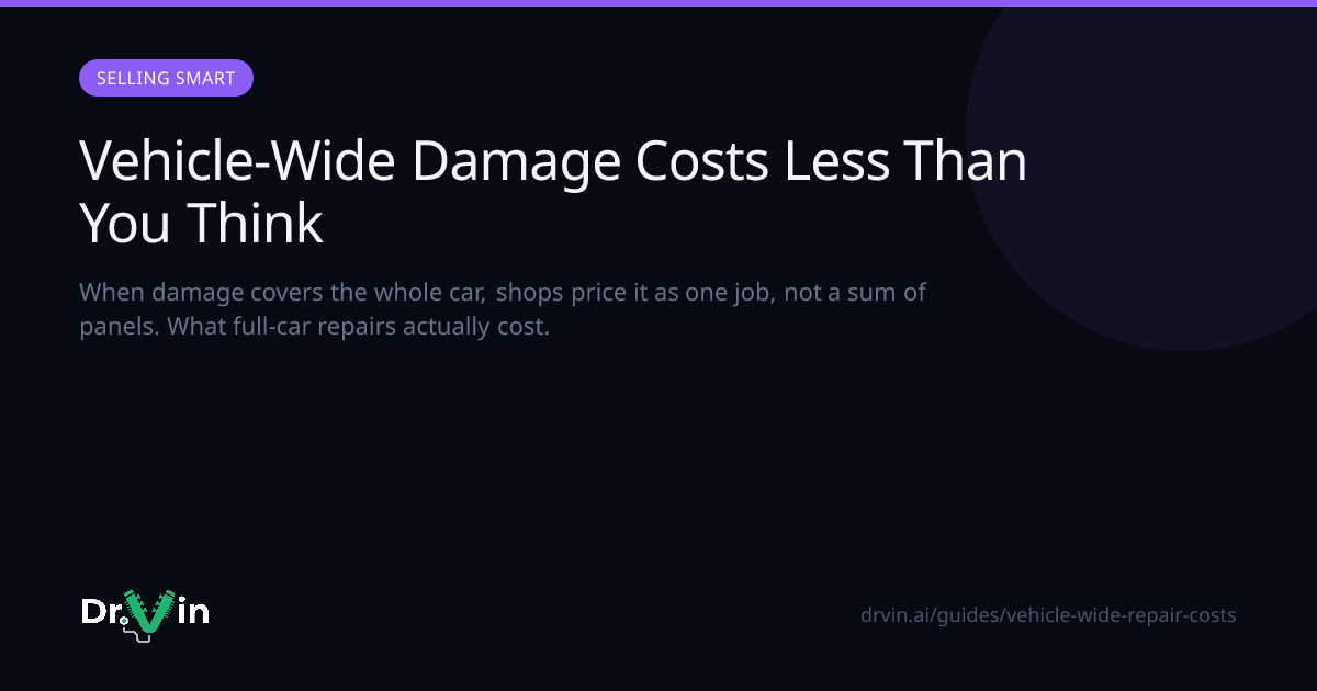 Vehicle-Wide Damage Costs Less Than You Think | Dr. Vin